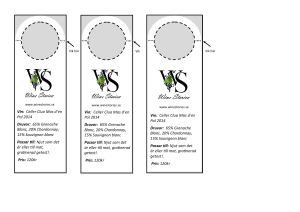 Vin: Celler Clua Mas d`en Pol 2014 Druvor: 65% Grenache Blanc