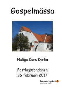 Jesus is right here - Heliga Kors Gospel