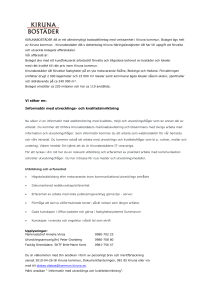 Informatör med utvecklings- och kvalitetsinriktning