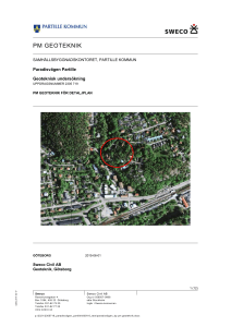 pm geoteknik - Partille kommun