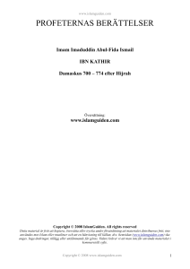 profeternas berättelser
