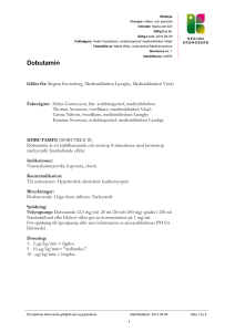 Dobutamin - Region Kronoberg