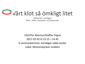 2 februari -Ett utsatt läge 1
