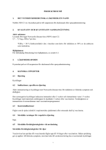 Nobilis ND C2 vet. lyophilisate for suspension for oculonasal or