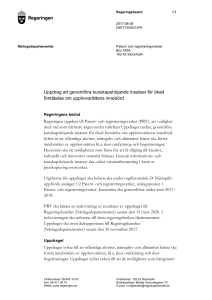 Uppdrag att genomföra kunskapshöjande insatser