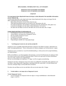 Omeprazol Actavis gastro-resistant capsule, hard OTC PL