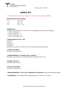Introduktionsveckor för nya AT