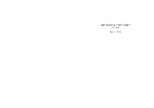 Fulltext - Historisk Tidskrift