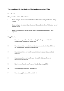 Teoretisk filosofi II - Originalverk, Merleau