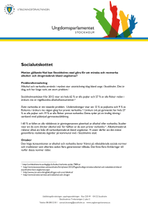 Socialutskottet - Ungdomsparlamentet