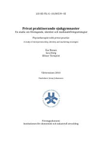 Privat praktiserande sjukgymnaster