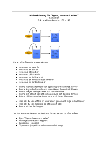 Målbeskrivning ”Atomer och laborationskunskap”