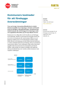 Kommuners kostnader för att förebygga översvämningar