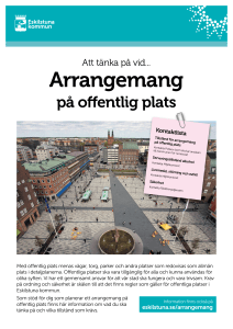 Arrangemang - Eskilstuna kommun