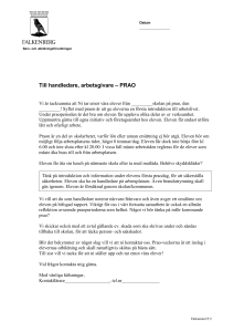 Till handledare, arbetsgivare – PRAO
