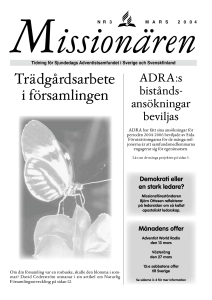 Trädgårdsarbete i församlingen