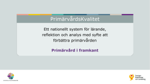 PrimärvårdsKvalitet - Folkhälsomyndigheten