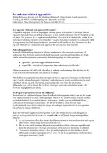 Farmaka mot våld och aggressivitet