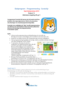 Lgr11 Scratchjr år F-3