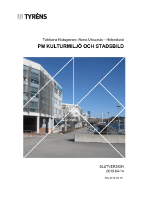 PM Kulturmiljö och stadsbild