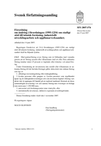 Svensk författningssamling