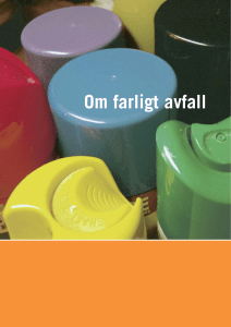 Om farligt avfall