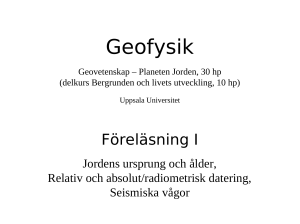 Seismiska vågor - UU Studentportalen