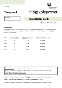 Högskoleprovet