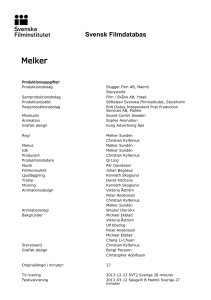 Svensk Filmdatabas - Melker
