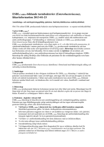 ESBLcarba-bildande bakterier – läkarinformation