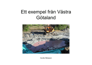 Ett exempel från Västra Götaland