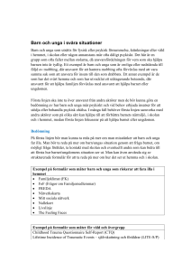 Barn och unga i svåra situationer