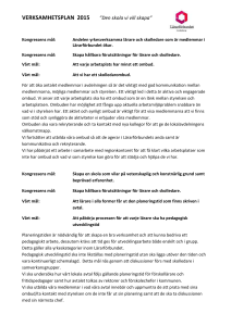 VERKSAMHETSPLAN 2015 ”Den skola vi vill skapa”