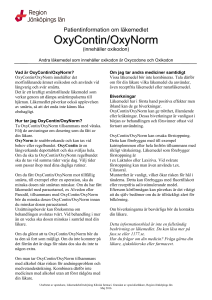 OxyContin/OxyNorm - Region Plus