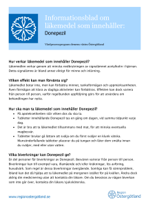 Informationsblad om läkemedel som innehåller: