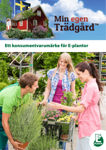 Ett konsumentvarumärke för E-plantor