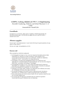 Kursguide - Course Syllabus