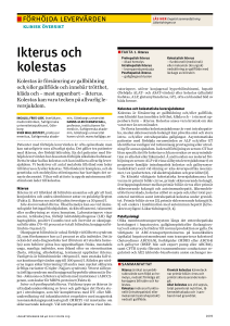 Ikterus och kolestas