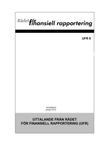 ufr - Rådet för finansiell rapportering