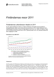 Finländarnas resor 2011