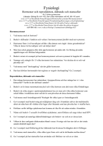 Instuderingsfrågor