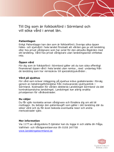Bild 1 - Landstinget Sörmland