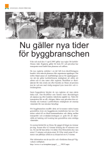 Nu gäller nya tider för byggbranschen