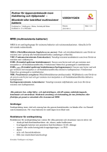 Rutiner för öppenvårdsbesök inom Habilitering och Hjälpmedel