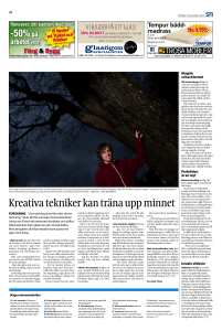 Kreativa tekniker kan träna upp minnet