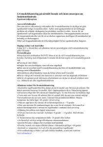 Livsmedelshantering på särskilt boende och inom omsorgen o…
