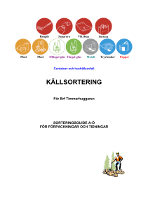 KÄLLSORTERING