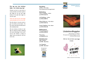 Likabehandlingsplan