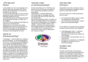 Emmausvandring? - Metodistkyrkan.fi