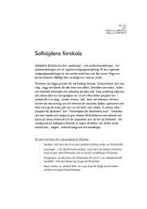 Solhöjdens förskola
